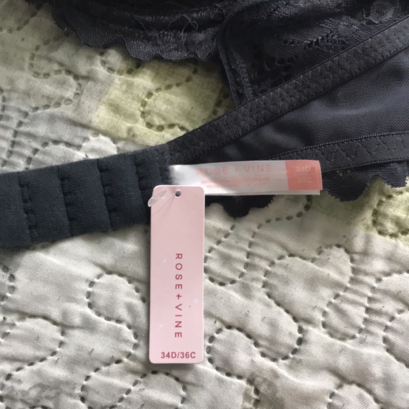 BRAND NEW Ardene rose + vine push up bra - Picture 5 of 6